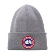 Arctische Touque Hoed Grijs Merinowol Canada Goose , Gray , Unisex