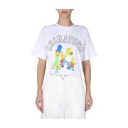 Family Simpson T-shirt Chinatown Market , White , Dames