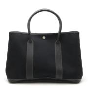 Pre-owned Leather handbags Hermès Vintage , Black , Dames