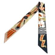 Pre-owned Silk scarves Hermès Vintage , Multicolor , Dames