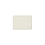 Compacte Portemonnee met Vier Stiksels Maison Margiela , White , Dames