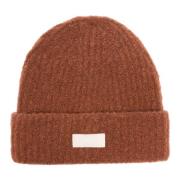 Bruine Wol Beanie Hoed Autry , Brown , Heren