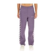 Logo Joggingbroek in katoenmix 3.Paradis , Purple , Heren