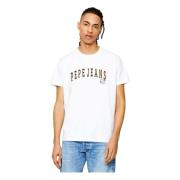 Ronell T-shirt Pepe Jeans , White , Heren