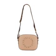 Logo Mini Cameratas met Tape Schouderband Stella McCartney , Pink , Da...