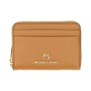 Stijlvolle Charme Leren Portemonnee Michael Kors , Beige , Dames