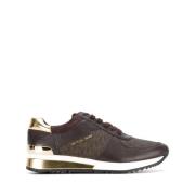 Bruine Wrap Sneakers voor Vrouwen Michael Kors , Brown , Dames