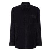 Zwarte Overshirt voor Mannen Dolce & Gabbana , Black , Heren