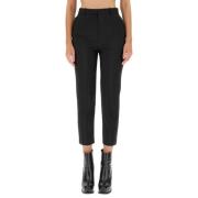 Cigarette Pants met rits Alexander McQueen , Black , Dames