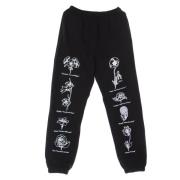 Bloemen Fleece Trainingspak Broek Set Obey , Black , Dames