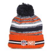 Chicago Bears NFL Pom Pom Beanie New Era , Multicolor , Heren