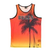 Chicago Bulls All Over Print Tank New Era , Multicolor , Dames