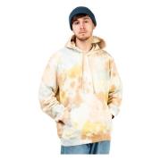 Tie And Dye Hoodie Obey , Beige , Heren