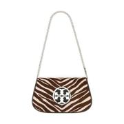 Leren Clutch Gemaakt in China Tory Burch , Multicolor , Dames