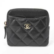 Pre-owned Leather home-office Chanel Vintage , Black , Unisex