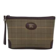 Pre-owned Canvas pouches Burberry Vintage , Beige , Dames