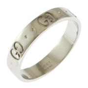 Pre-owned White Gold rings Gucci Vintage , Gray , Dames