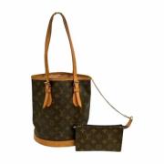 Pre-owned Fabric louis-vuitton-bags Louis Vuitton Vintage , Brown , Da...