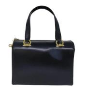 Pre-owned Leather handbags Salvatore Ferragamo Pre-owned , Blue , Dame...