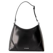 Leather handbags Staud , Black , Dames