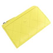 Pre-owned Leather home-office Chanel Vintage , Yellow , Dames