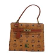 Pre-owned Leather handbags MCM Pre-owned , Brown , Dames