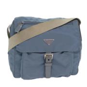 Pre-owned Nylon prada-bags Prada Vintage , Blue , Dames