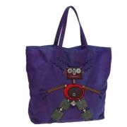 Pre-owned Nylon totes Prada Vintage , Purple , Dames