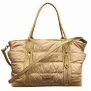 Pre-owned Nylon shoulder-bags Burberry Vintage , Beige , Dames