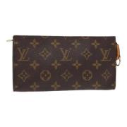 Pre-owned Canvas pouches Louis Vuitton Vintage , Brown , Dames