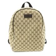 Pre-owned Leather gucci-bags Gucci Vintage , Beige , Dames