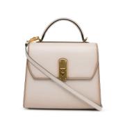 Pre-owned Leather handbags Salvatore Ferragamo Pre-owned , Beige , Dam...