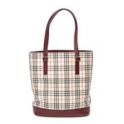 Pre-owned Canvas totes Burberry Vintage , Beige , Dames