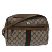 Pre-owned Leather gucci-bags Gucci Vintage , Brown , Dames