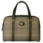 Pre-owned Canvas handbags Burberry Vintage , Brown , Dames