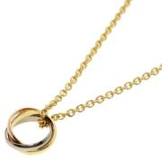 Pre-owned Metal necklaces Cartier Vintage , Yellow , Dames