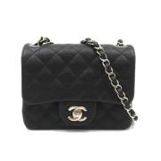 Pre-owned Fabric shoulder-bags Chanel Vintage , Black , Dames