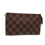 Pre-owned Canvas pouches Louis Vuitton Vintage , Brown , Dames