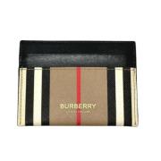 Pre-owned Leather wallets Burberry Vintage , Beige , Dames