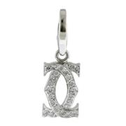 Pre-owned White Gold necklaces Cartier Vintage , Gray , Dames