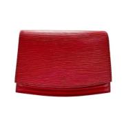 Pre-owned Leather louis-vuitton-bags Louis Vuitton Vintage , Red , Dam...