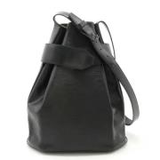 Pre-owned Leather louis-vuitton-bags Louis Vuitton Vintage , Black , D...