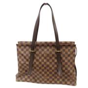 Pre-owned Fabric louis-vuitton-bags Louis Vuitton Vintage , Brown , Da...