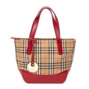 Pre-owned Canvas totes Burberry Vintage , Beige , Dames