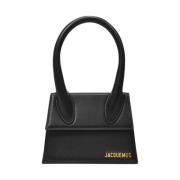 Leather handbags Jacquemus , Black , Dames