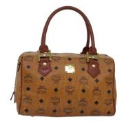 Pre-owned Canvas handbags MCM Pre-owned , Brown , Dames