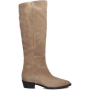 Beige Suède Hoge Laarzen Notre-v , Beige , Dames