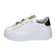 Leren damessneakers Gio+ , White , Dames