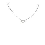 Pre-owned White Gold necklaces Cartier Vintage , Gray , Dames