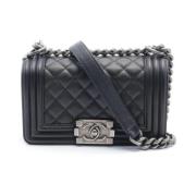 Pre-owned Fabric shoulder-bags Chanel Vintage , Black , Dames